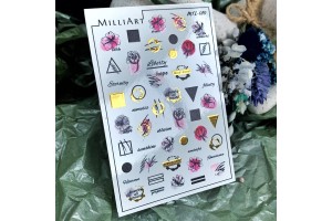 Milliart sticker #010 zlatá